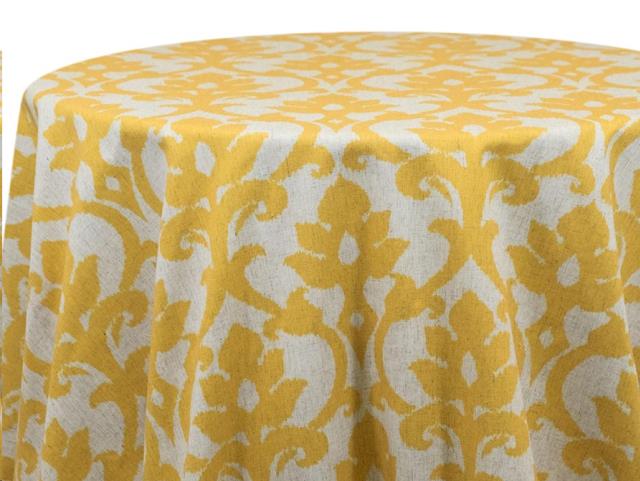 Rental store for IKAT RAW SILK YELLOW LINENS in Denver NC