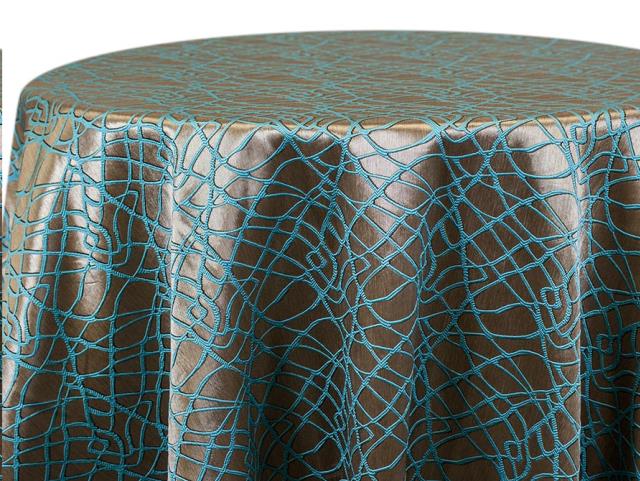 Rental store for SPIDERWEB AQUA STEEL LINENS in Denver NC