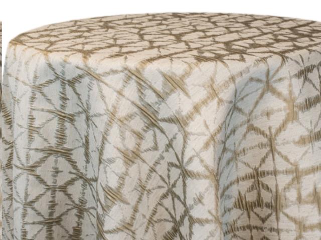 Rental store for SHIBORI HEX CHAMPAGNE LINENS in Denver NC