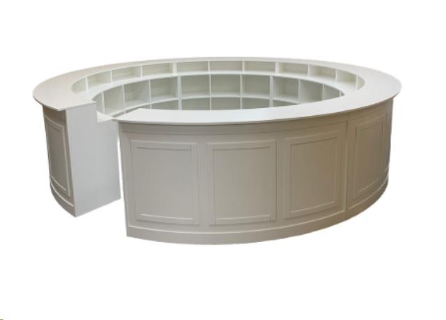 Where to rent BAR CIRCLE WOOD WHITE 14  SUB in Denver NC