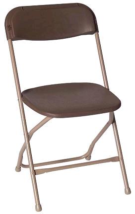 Where to rent CHAIR BROWN FOLDING in Denver NC
