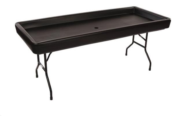 Where to rent BEVERAGE FILL N CHILL TABLE 6  BLACK in Denver NC