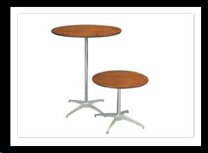 Where to rent COCKTAIL TBL 30  WOOD in Denver NC