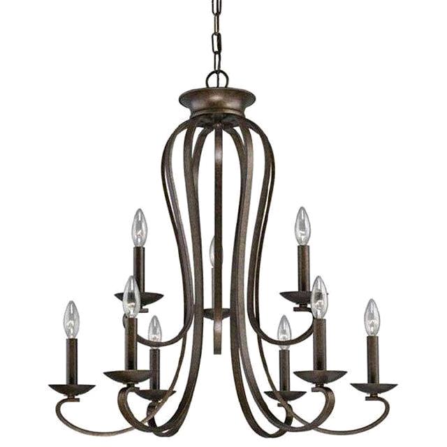Where to rent CHANDELIER BRONZE 9 LT SUB in Denver NC