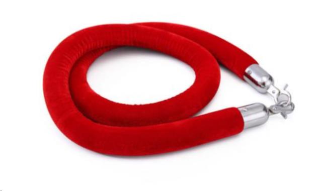 Where to rent 6  RED VELOUR ROPE in Denver NC