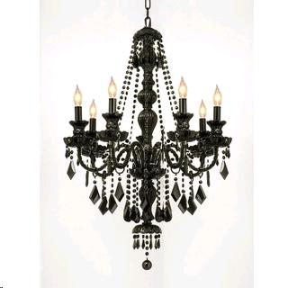 Where to rent CHANDELIER BLACK CRYSTAL SUB in Denver NC