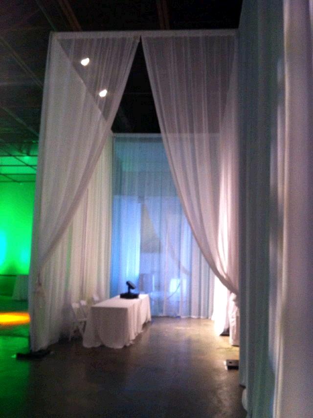 Where to rent DRAPE SHEER PER LINEAR FOOT in Denver NC