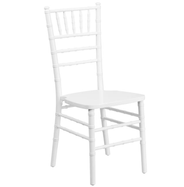 Where to rent CHAIR CHIAVARI WHITE in Denver NC