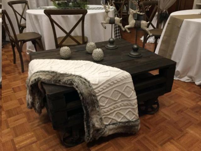 Where to rent PALLET COFFEE TABLE 43 L X 35 W in Denver NC
