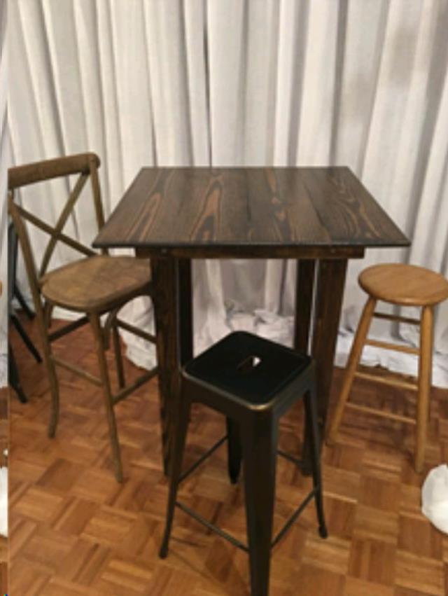 Where to rent FARM TABLE COCKTAIL 36  SQUARE in Denver NC