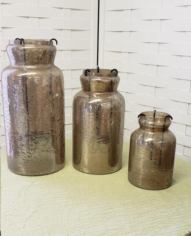 Rental store for 10x6 MERCURY GLASS CANDLE HOLDER in Denver NC