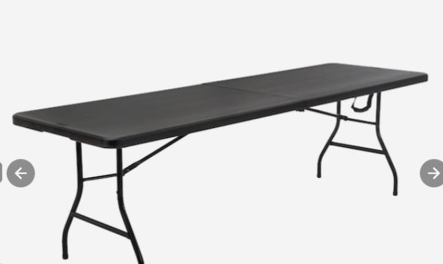 Where to rent TABLE 8  X 30  FOLDING BLACK in Denver NC